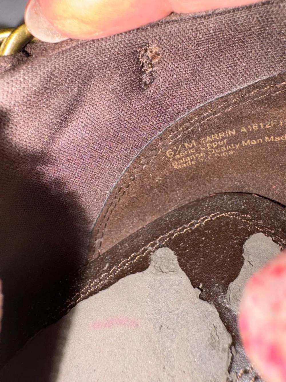 Naturalizer‎ Brown Suede Heeled Booties with Cream Shearling Size 6.5